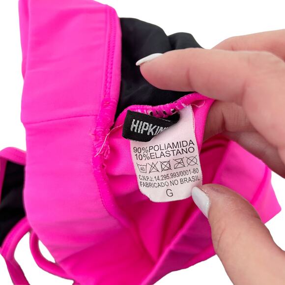 Hipkini Pink Sports Bra Sz S - Picture 4 of 6